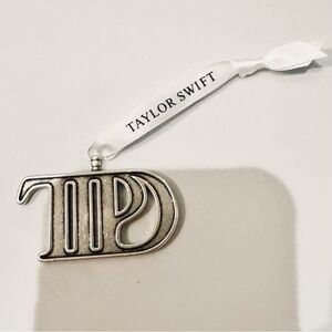Taylor Swift Silver Logo Ornament - NWT